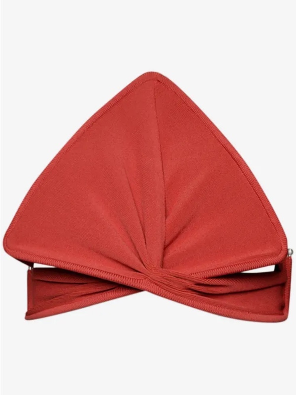 Ore Pierced Spear Knit Bustier in Brick
